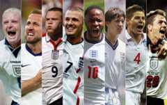 England players from over the years