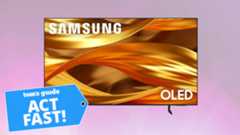 Samsung S84F OLED TV with deals tag 
