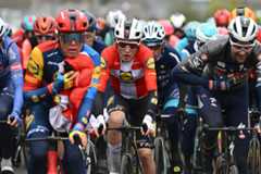 LIEGE BELGIUM APRIL 24 Mattias Skjelmose of Denmark and Team Lidl Trek competes during the 110th Liege Bastogne Liege 2024 Mens Elite a 2545km one day race from Liege to UCIWT on April 24 2024 in Liege Belgium Photo by Dario BelingheriGetty Images