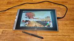 XPen Artist 12 (3rd gen) review: tablet on a wooden table