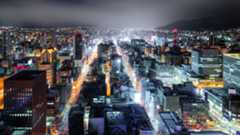 Sapporo at night