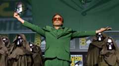 Robert Downey Jr. during the Doctor Doom announcement at Marvel's SDCC 2024 panel