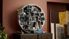 a cross-section of the Lego Death Star