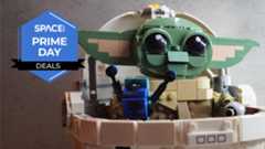 Lego Star Wars Grogu in Hover Pram, a Lego set. 