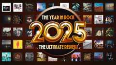 The covers of the 50 best rockl albums of 2025