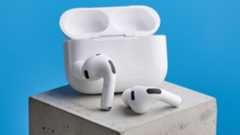 A pair of Apple AirPods Pro 3