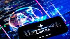Gemini logo on smartphone
