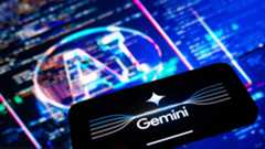 Gemini logo on smartphone