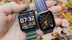 Apple Watch Series 11 and Garmin Venu X1 close-up