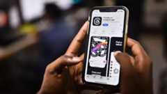 Threads app on a phone