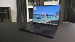 Apple MacBook Pro 14-inch (M5, 2025) in recording studio