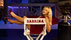 sabrina carpenter in her short and sweet set