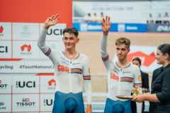 Josh Tarling at the UCI Nations Cup round in Adelaide 2024