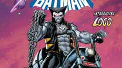 Logo from Marvel x DC's new comic crossover Deadpool/Batman #1