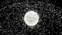 Approximately 19,000 manmade objects larger than 10 centimeters orbit the Earth.