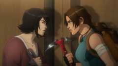 Sam and Lara in Tomb Raider: The Legend of Lara Croft