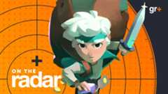 Will from Moonlighter 2 runs towards us, against a GamesRadar+ On The Radar background