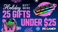 PC Gamer Holiday Gift Guide - 25 gifts under $25 - an Elden Ring pot lamp and a macro keypad