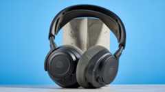 The SteelSeries Arctis Nova 7 Gen 2 against a blue background