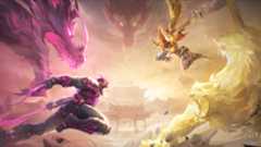 Marvel Rivals Season 4 angela and daredevil fighting with spirit animals