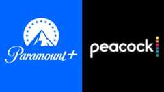 Paramount Plus logo and Peacock logo