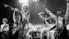 The Tubes performing onstage in 1977