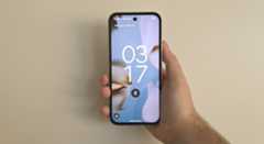 The Google Pixel 9a against a wall 