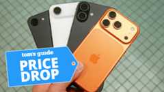 Four iPhone 17 models held in hand