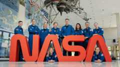 NASA announced its 2025 Astronaut Candidate Class on Sept. 22, 2025. The 10 candidates, pictured here at NASA’s Johnson Space Center in Houston are: U.S. Army CW3 Ben Bailey, U.S. Air Force Maj. Cameron Jones, Katherine Spies, Anna Menon, U.S. Navy Lt. Cmdr. Erin Overcash, U.S. Air Force Maj. Adam Fuhrmann, Dr. Lauren Edgar, Yuri Kubo, Rebecca Lawler, and Dr. Imelda Muller.