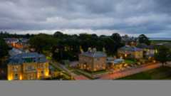 Links House Dornoch in the evening light
