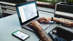 NordVPN running on a Macbook and iPhone