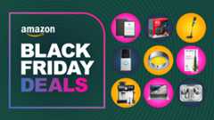 Collage of tech from the Amazon UK Black Friday sale
