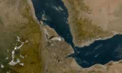 volcano in ethiopia erupting from space