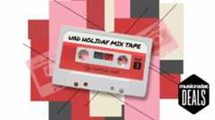 UAD 12 Days of Deals graphic on a pink, red and cream background