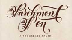 Procreate brushes: The Parchment Pen