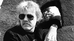 GERMANY - AUGUST 01: BERLIN Photo of TANGERINE DREAM and Edgar FROESE, Posed portrait of Edgar Froese (Photo by Virginia Turbett/Redferns)