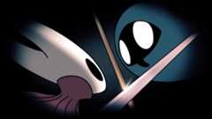 Hornet clashes with the pinstress in Hollow Knight: Silksong in a training cutscene