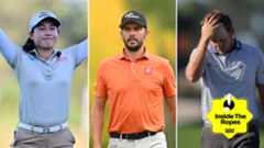 (L to R) Jeeno Thitikul, Joost Luiten and Lee Hodges