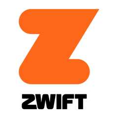 The Zwift Ride with KICKR CORE 2 side on with orange background