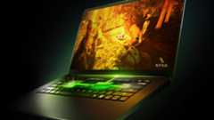 Render of a new RTX 4000 Max-Q gaming laptop.