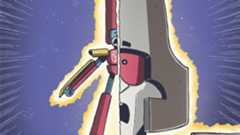 Ballpoint side-by-side with Megatron