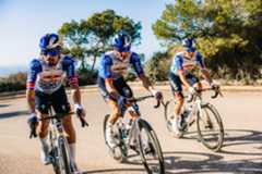 Primož Roglič, Florian Lipowitz and Remco Evenepoel