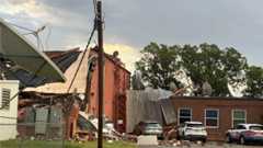 Damaged KTXS Abilene tower