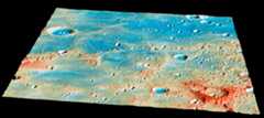 The Impact Zone of NASA&#039;s MESSENGER Mercury Probe