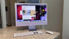 Apple's 24-inch iMac M4 in Purple.