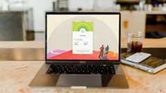 ExpressVPN app on the screen of a MacBook Pro