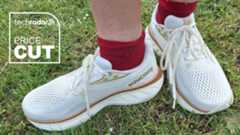 Saucony Ride 18 in white worn by our reviewer