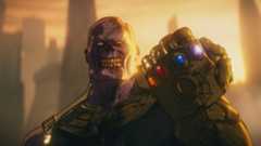 Undead Thanos with the Infinity Gauntlet in Marvel Zombies