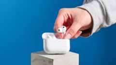 A pair of Apple AirPods Pro 3