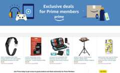 Screenshot of the Amazon Prime member deals page